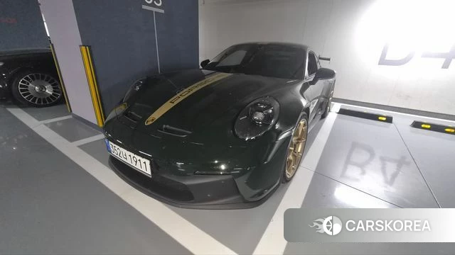 Porsche 911(992) 2022 Темно-зеленый из Кореи, фото 5