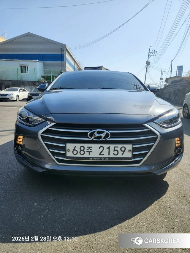 Hyundai Avante AD 2018 Серебристо-серый из Кореи, фото 3