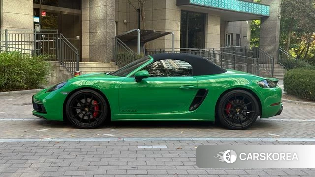 Porsche 718 Boxster 2022 Зеленый из Кореи, фото 4
