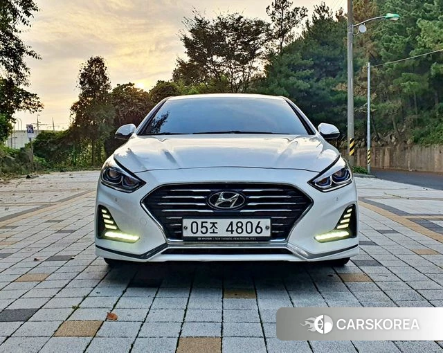 Hyundai Sonata New Rise Hybrid 2018 Белый из Кореи, фото 6