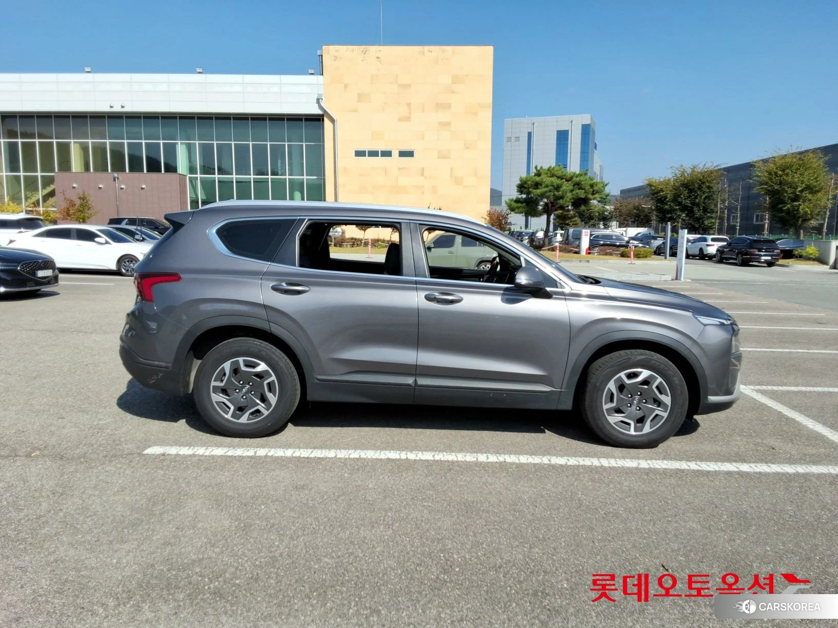 Hyundai Santa Fe Hybrid 2022 Magnetic Grey Metallic из Кореи, фото 6