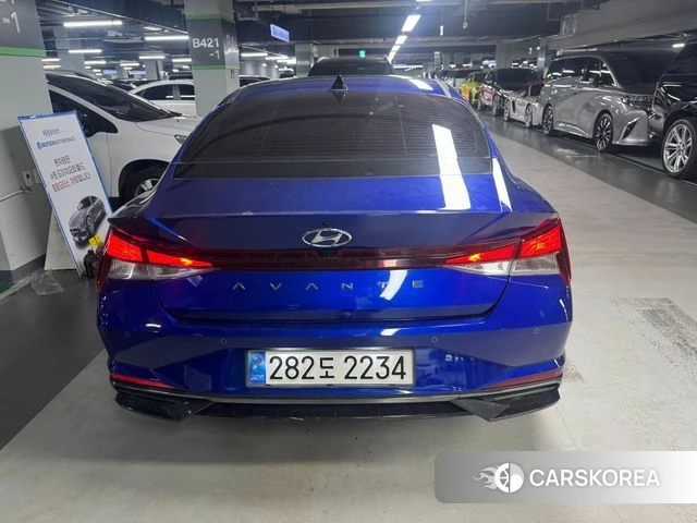 Hyundai Avante (CN7) 2022 Синий из Кореи, фото 6
