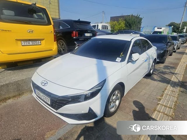 Hyundai Avante (CN7) 2021 Белый из Кореи, фото 3