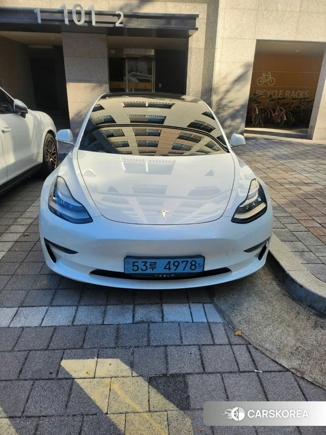Tesla Model 3 2020 Белый из Кореи, фото 3