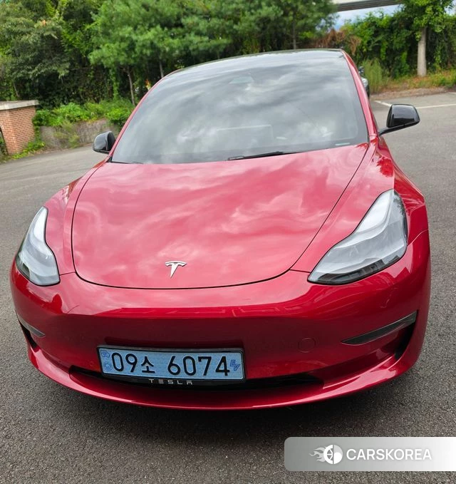 Tesla Model 3 2022 Красный из Кореи, фото 4
