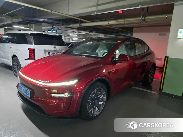 Tesla Model Y 2026 Красный из Кореи, фото 3