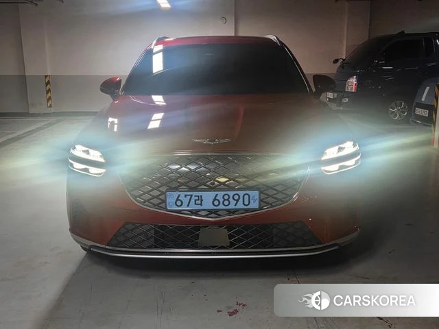 Genesis Electrified GV70 2022 Красный из Кореи, фото 3