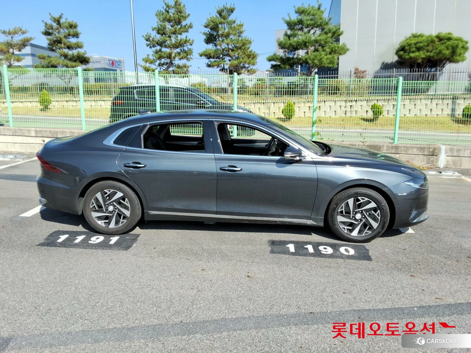 Hyundai Grandeur Hybrid 2023 Nocturne Grey Metallic из Кореи, фото 6