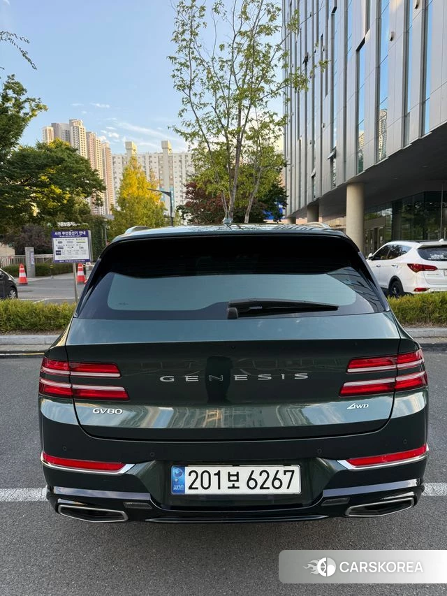 Genesis GV80 2020 Темно-зеленый из Кореи, фото 4