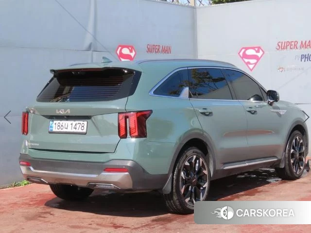 Kia The New Sorento 4th Generation 2025 Зеленый из Кореи, фото 3