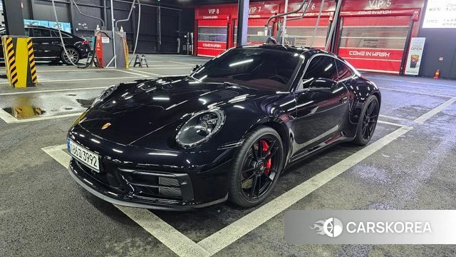 Porsche 911(992) 2023 Черный из Кореи, фото 3