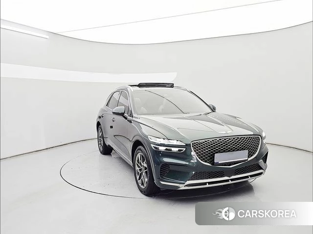Genesis GV70 2021 Темно-зеленый из Кореи, фото 3