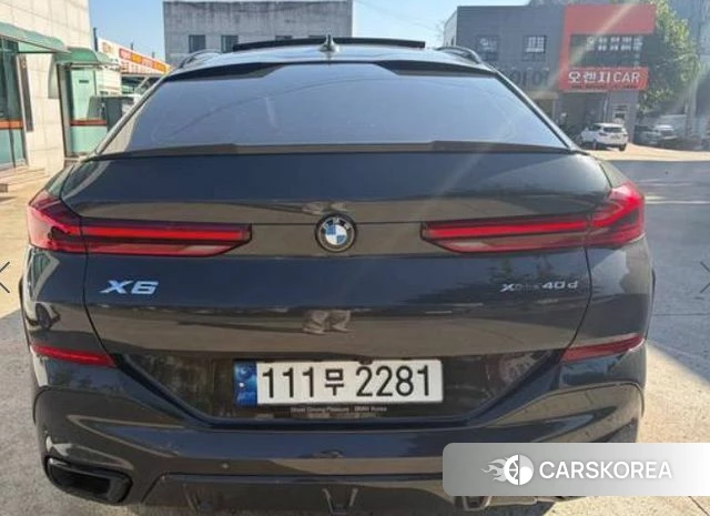 BMW X6 (G06) 2022 Серый из Кореи, фото 3