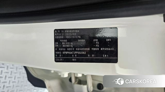 Ssangyong Torres id 4661039 из Кореи 24