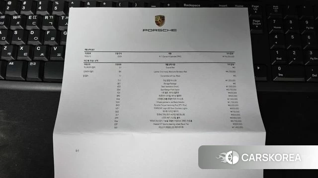 Porsche 911(992) id 4792207 из Кореи 24