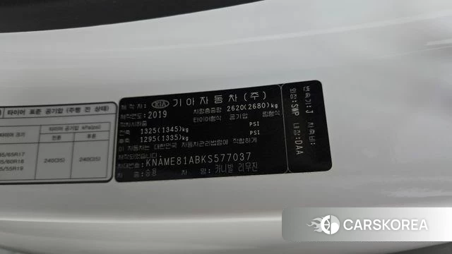 Kia The New Carnival id 5035602 из Кореи 25