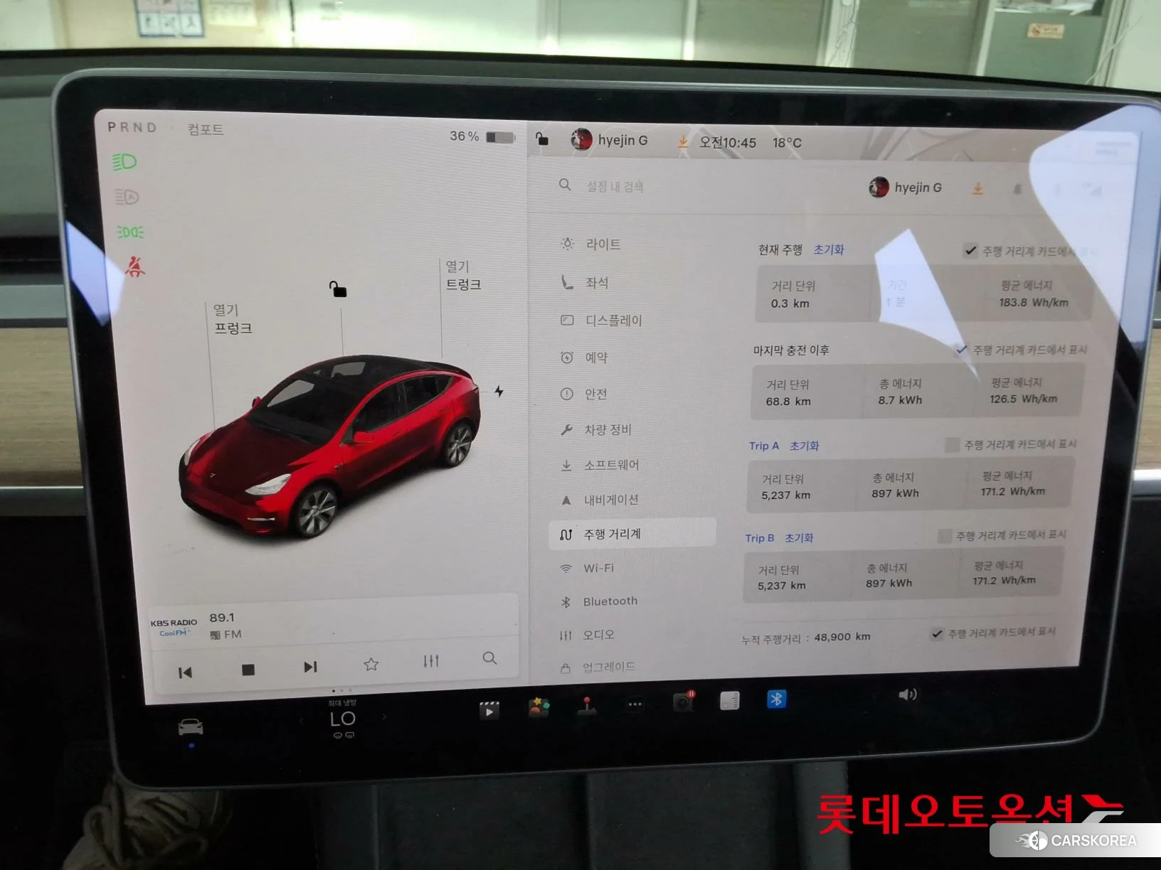 Tesla Model Y Standard Range id 4984745 из Кореи 25