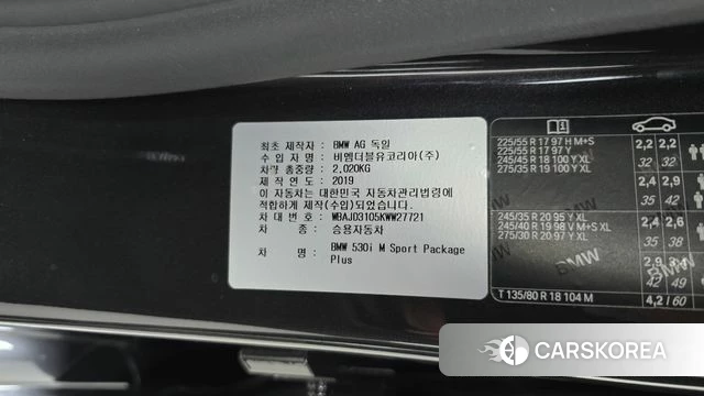 BMW 5 Series (G30) id 5035628 из Кореи 26