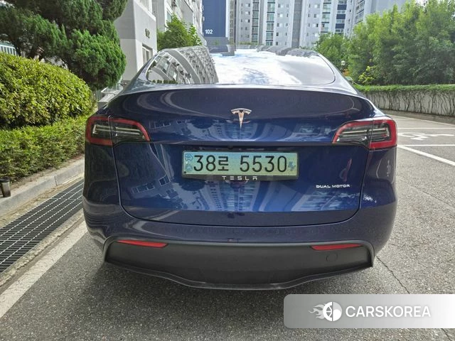 Tesla Model Y 2021 Синий из Кореи, фото 6