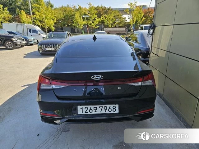 Hyundai Avante (CN7) 2021 Черный из Кореи, фото 6