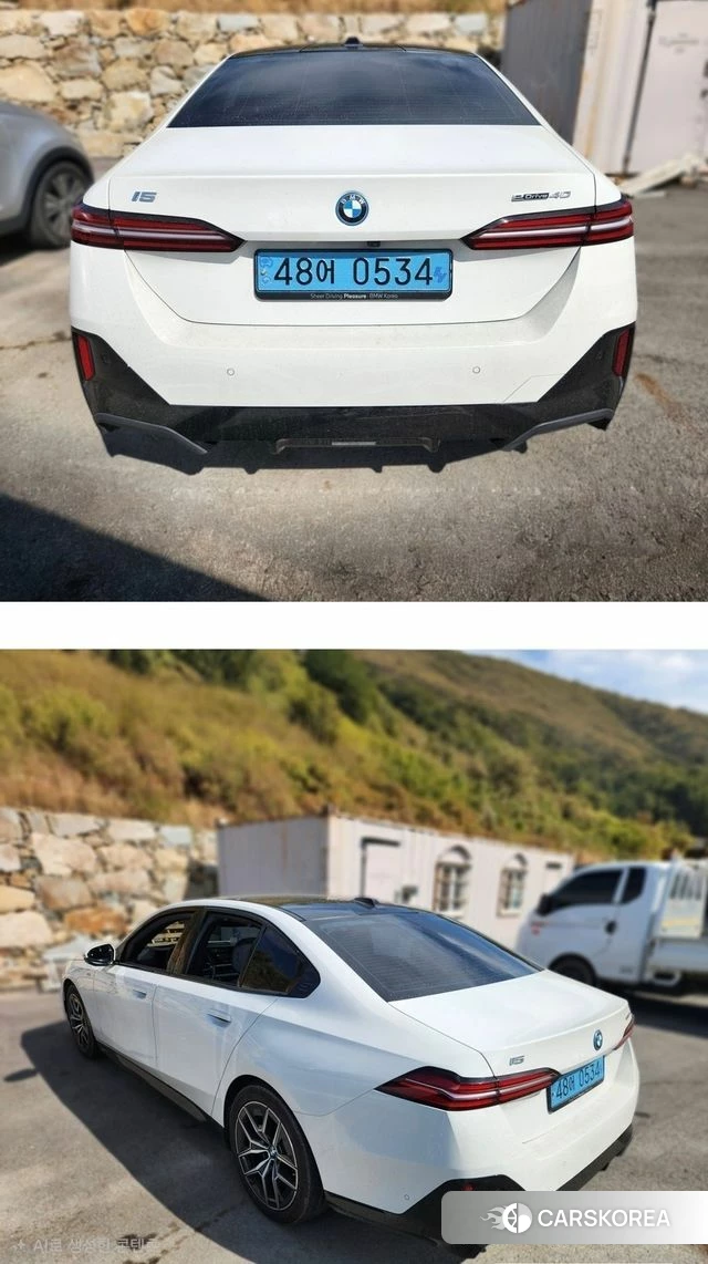 BMW i5 (G60) 2023 Белый из Кореи, фото 4