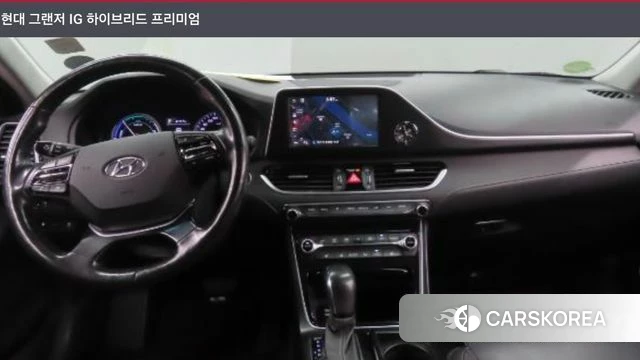 Hyundai Grandeur IG Hybrid 2018 Черный из Кореи, фото 4