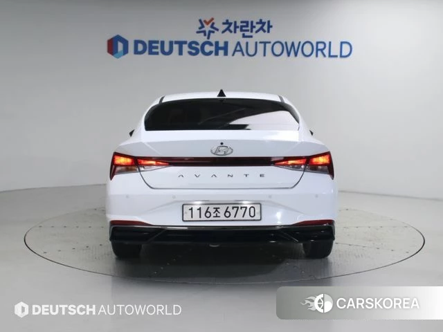 Hyundai Avante (CN7) 2021 Белый из Кореи, фото 4