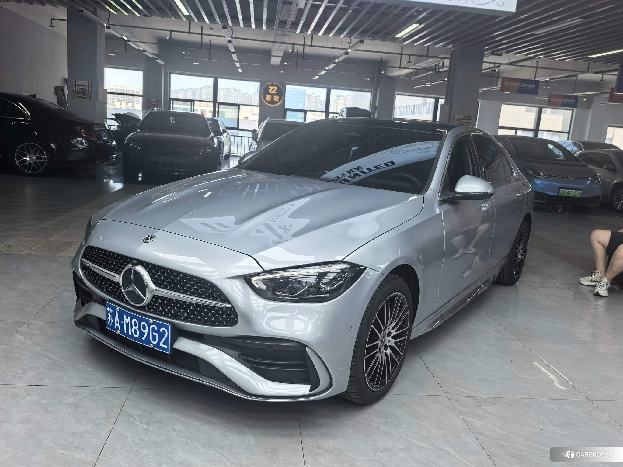 Mercedes-Benz C-class 2021 Серебристо-серый из Китая, фото 4