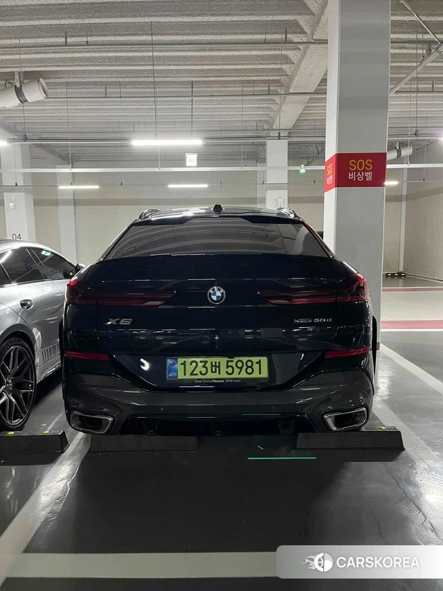 BMW X6 (G06) 2026 Черный из Кореи, фото 4