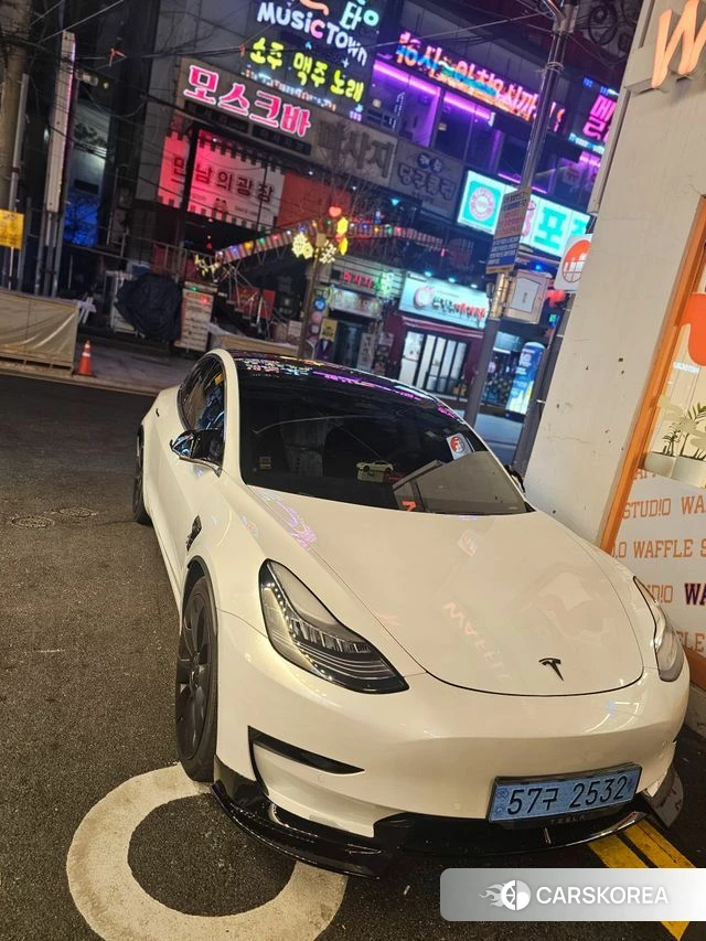 Tesla Model 3 2020 Белый из Кореи, фото 4