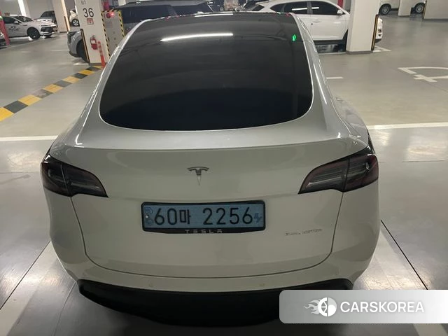 Tesla Model Y 2021 Белый из Кореи, фото 4