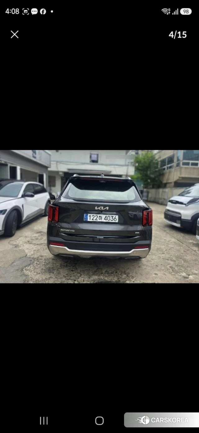 Kia The New Sorento 4th Generation 2025 Серый из Кореи, фото 6