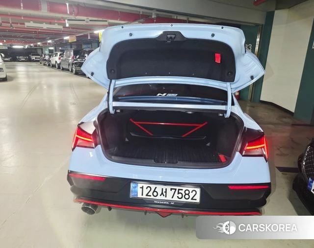 Hyundai The New Avante (CN7) 2023 Небесно-голубой из Кореи, фото 4