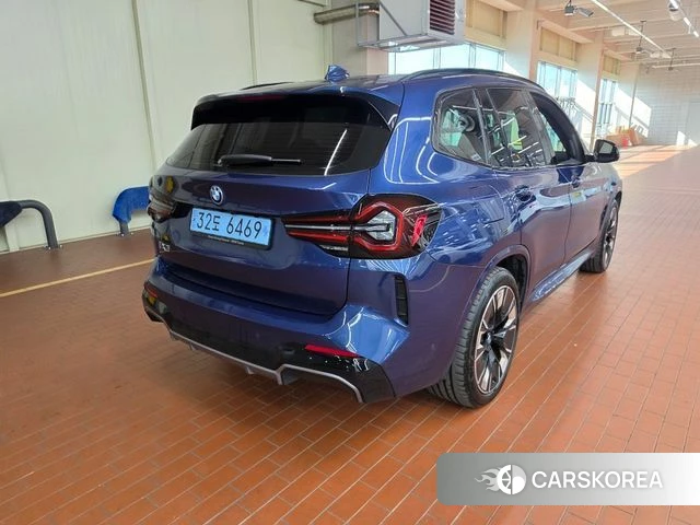 BMW iX3 2023 Синий из Кореи, фото 4