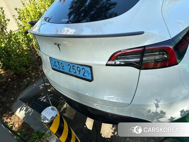 Tesla Model Y 2024 Белый из Кореи, фото 4