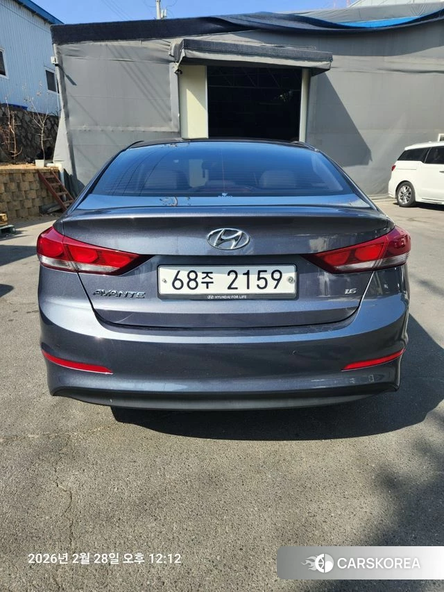 Hyundai Avante AD 2018 Серебристо-серый из Кореи, фото 4