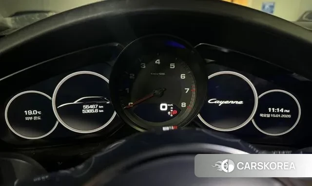 Porsche Cayenne (PO536) 2019 Синий из Кореи, фото 4