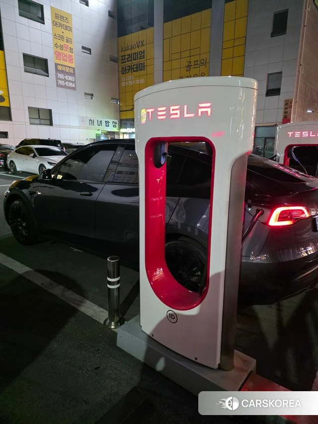 Tesla Model Y 2021 Серый из Кореи, фото 4