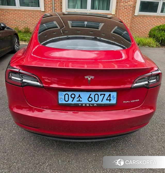 Tesla Model 3 2022 Красный из Кореи, фото 5