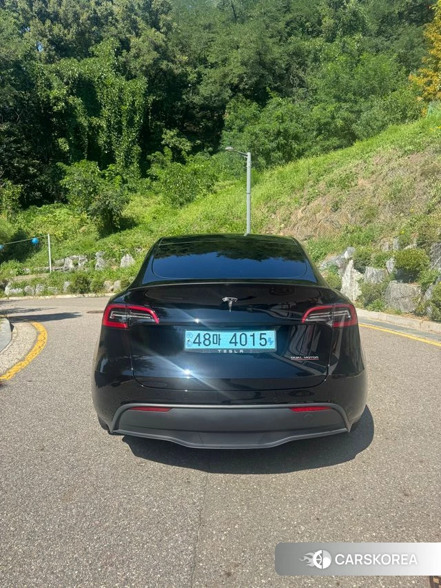 Tesla Model Y 2022 Черный из Кореи, фото 4