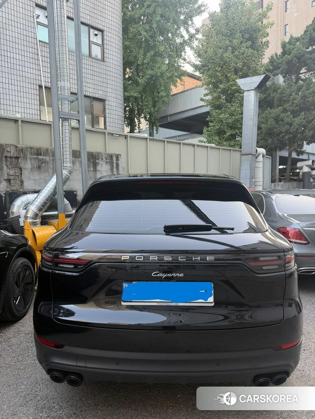 Porsche Cayenne (PO536) 2022 Черный из Кореи, фото 4