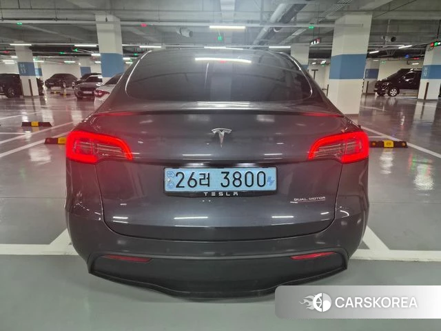 Tesla Model Y 2022 Серый из Кореи, фото 6