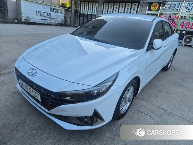 Hyundai Avante (CN7) 2021 Белый из Кореи, фото 4