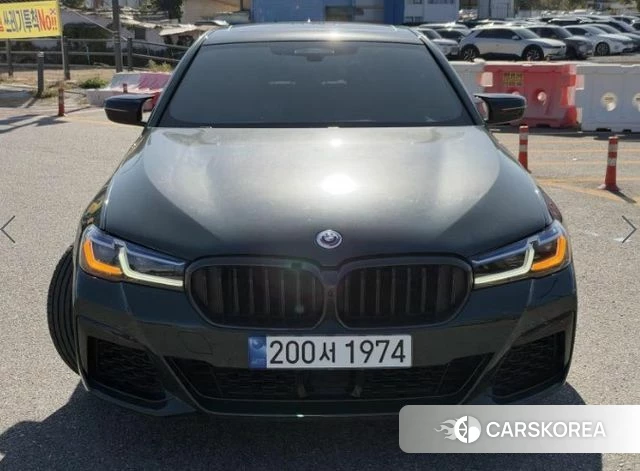 BMW 5 Series (G30) 2021 Темно-зеленый из Кореи, фото 5