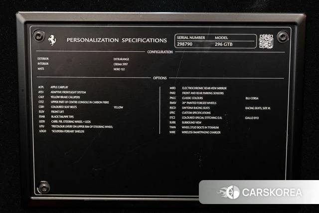 Ferrari 296 GTB 2023 Синий из Кореи, фото 6