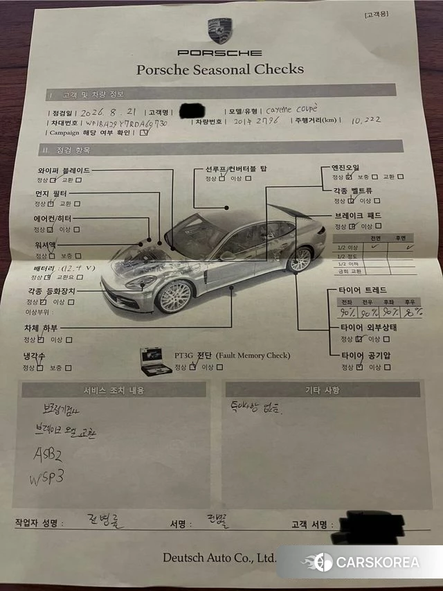 Porsche Cayenne (PO536) id 5011585 из Кореи 19