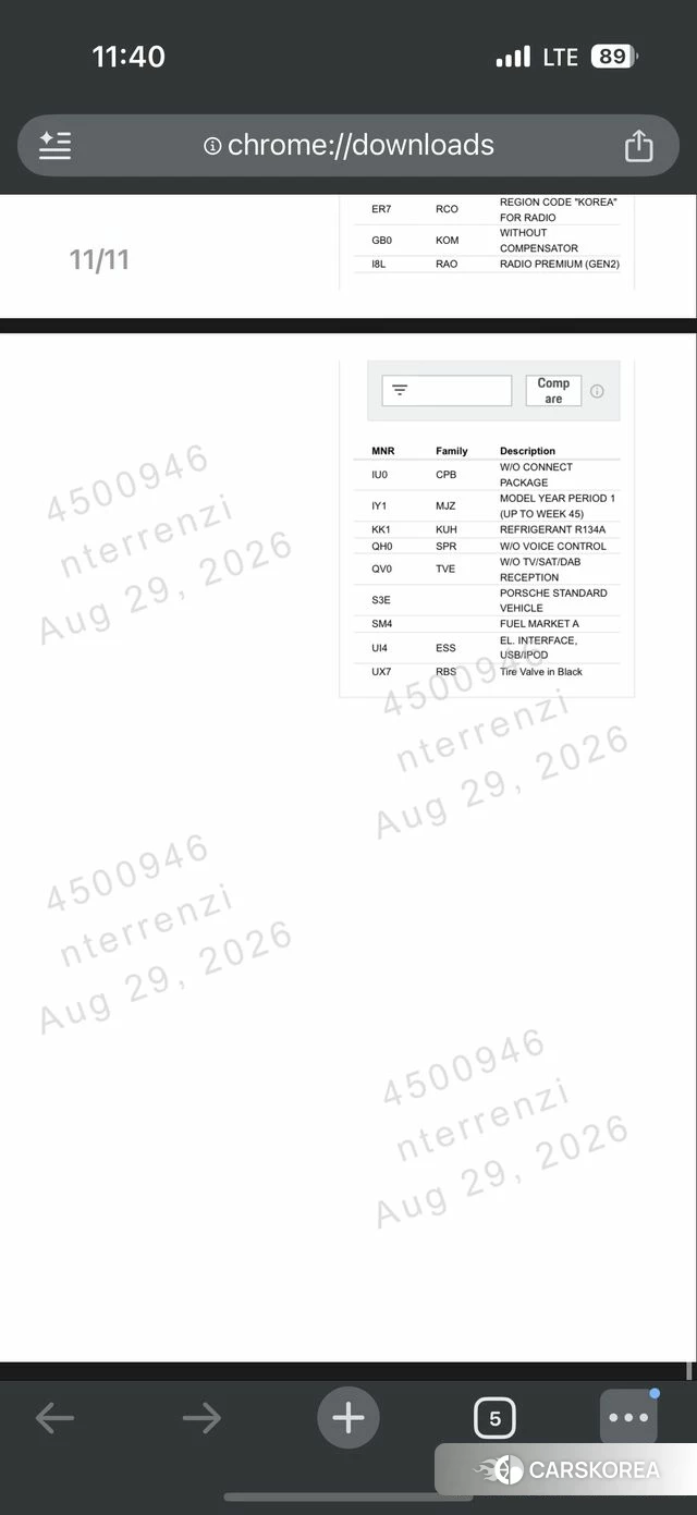 Porsche 718 Boxster id 4765375 из Кореи 13