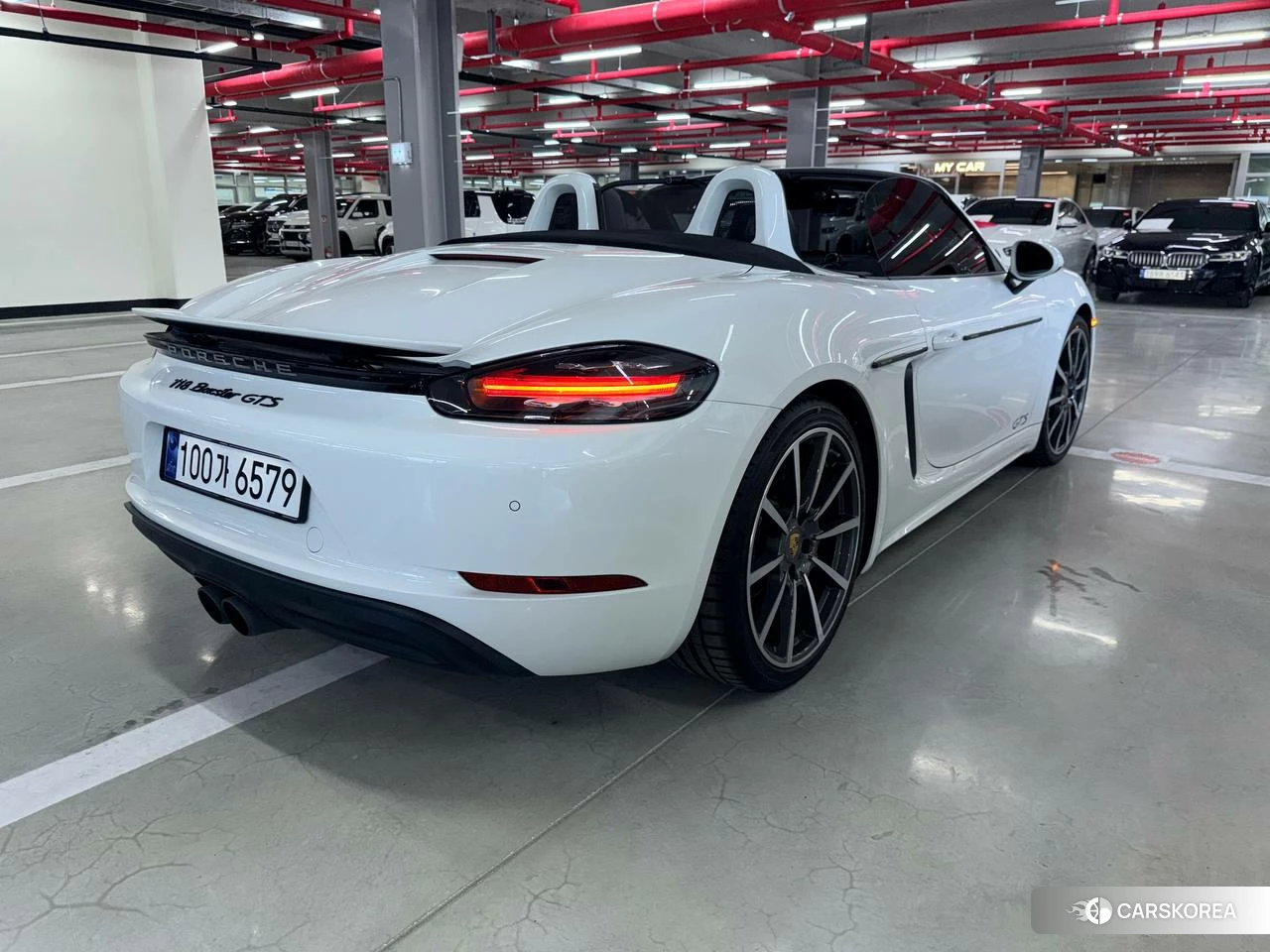 Porsche 718 Boxster подробный осмотр из Кореи — фото 9