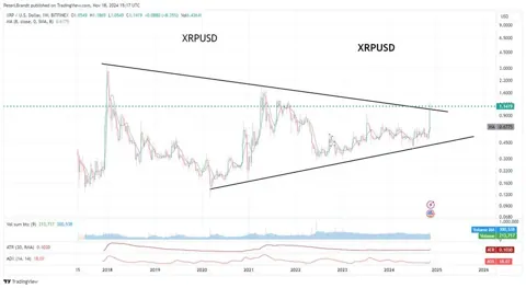 Критик предсказывает взрывной рост XRP после преодоления максимума 2021 года в $1,96