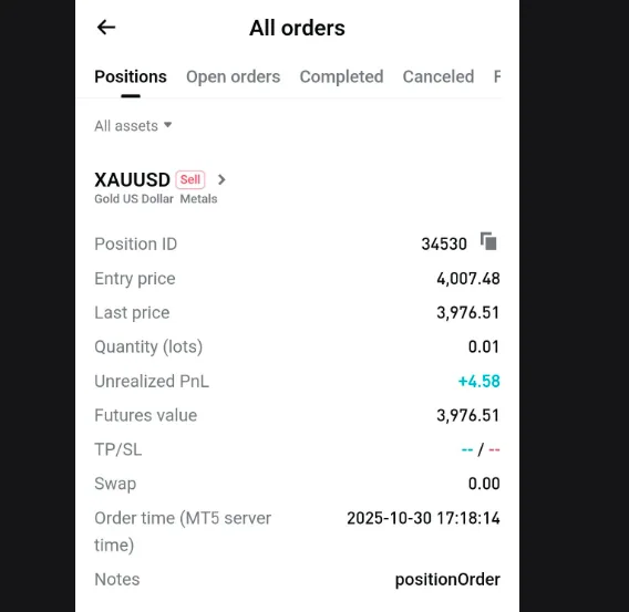 Order Placement